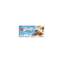 120G BARRES CHOCOLAT LAIT B.FR
