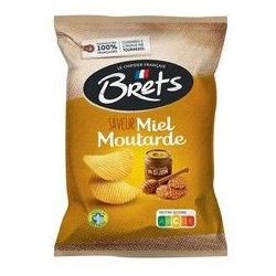 125G CHIPS MIEL MOUTARD.BRET'S
