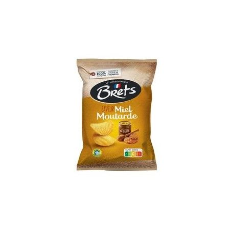 125G CHIPS MIEL MOUTARD.BRET'S
