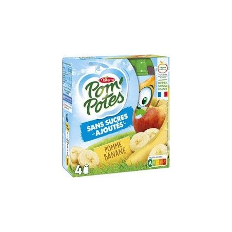 4 POM'POTES POM BANANE  MATERN