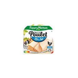 4TR BLC POULET -25%SEL 160G FM