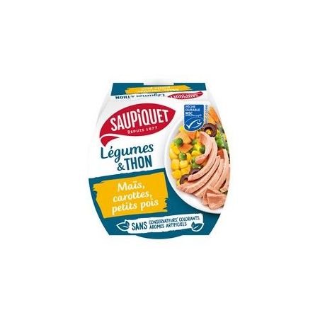 160G SALAD.MAIS THON SAUPIQUET