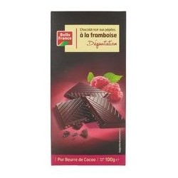 100G CHOC.NOIR FRAMBOISE B.FR