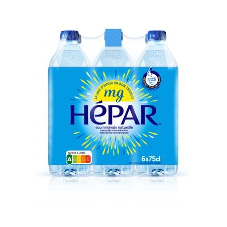 PACK 6X75CL EAU HEPAR